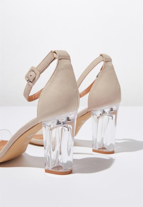 Cotton On - San serena square toe heel - neutral