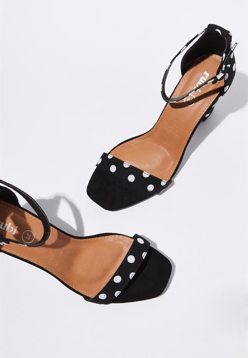 Cotton On - San serena square toe heel - black spot
