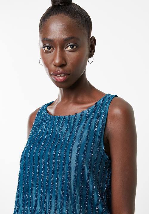 Vero Moda - Shane sleeveless short dress - blue