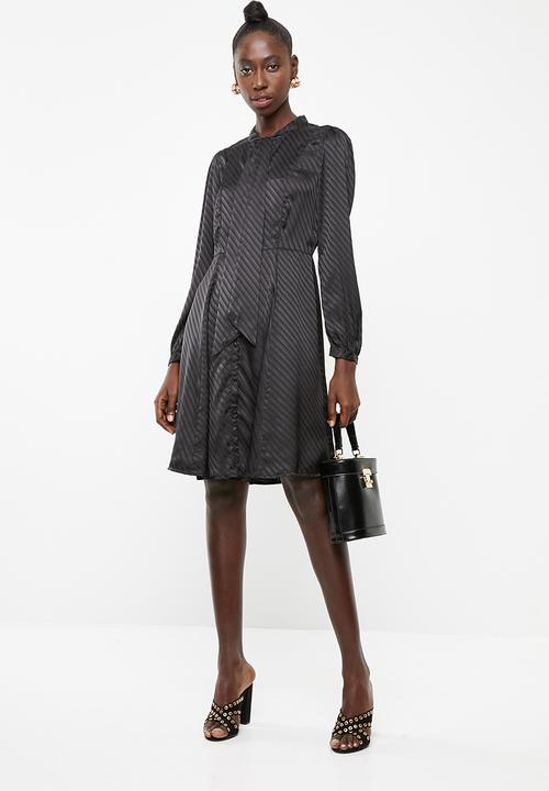 Vero Moda - Wonda long sleeve dress - black