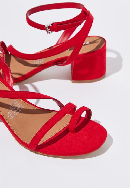 Cotton On - Belfast multi strap heel - red 