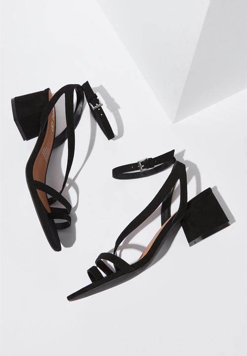 Cotton On - Belfast multi strap heel - black 