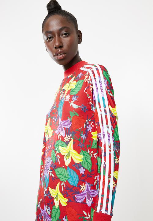 adidas Originals - Graphic dress long sleeve - multi