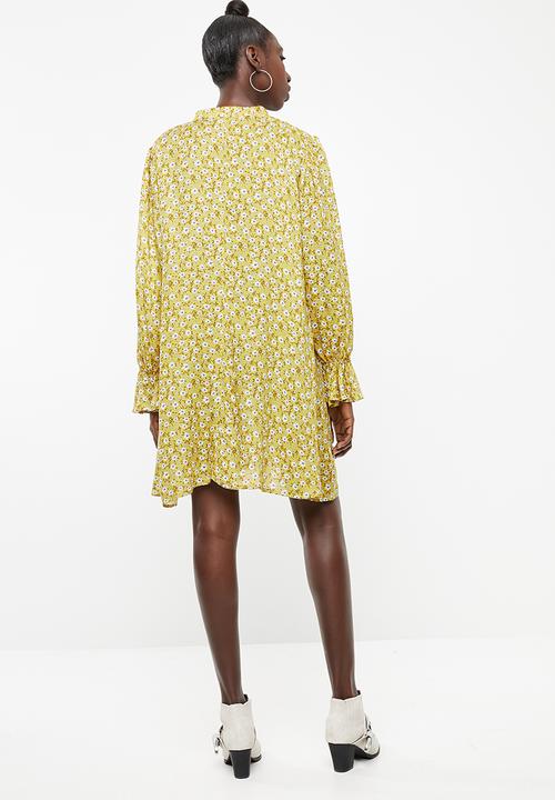 Superbalist - Peasant dress - yellow