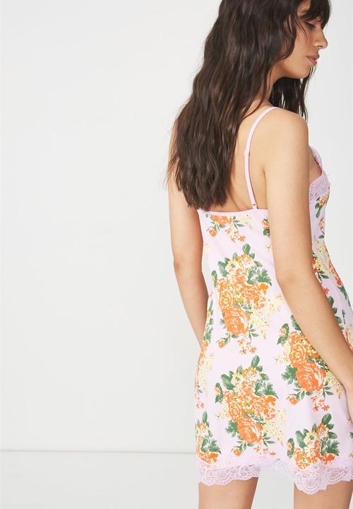 Cotton On - Lace slinky nightie - multi 