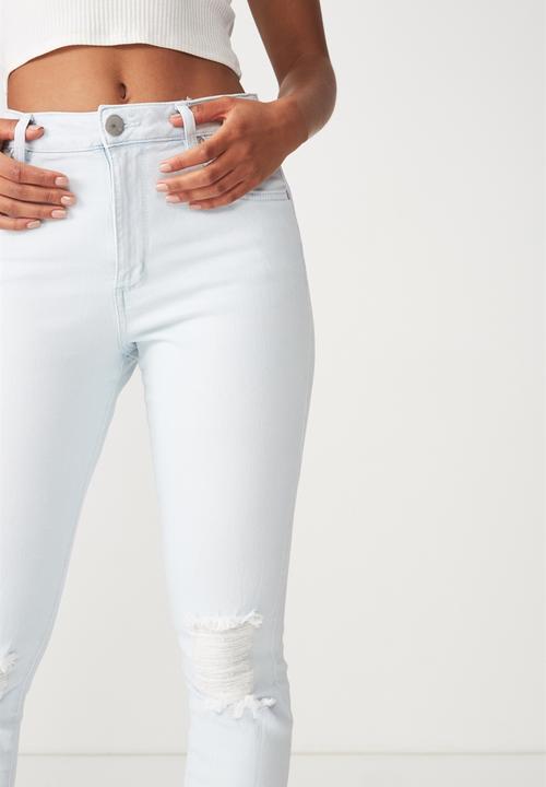Cotton On - High rise 90's stretch jean - blue 