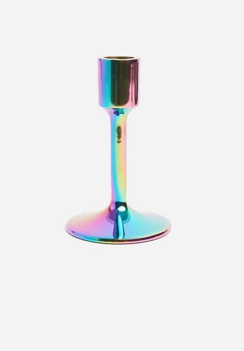 Sixth Floor - Rainbow candle holder - multi