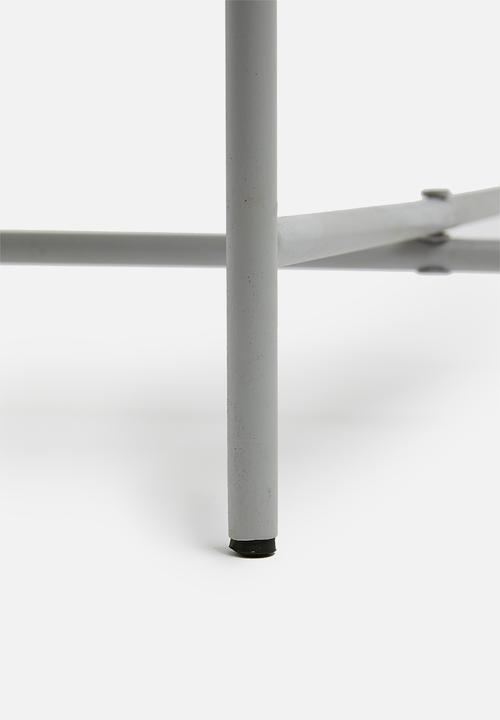 Sixth Floor - Dianara tray table - grey & wood 