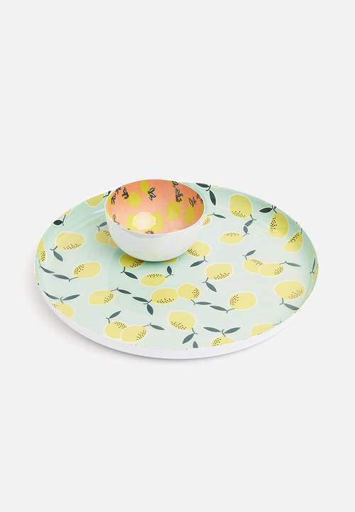 Sixth Floor - Lemon tray - blue 