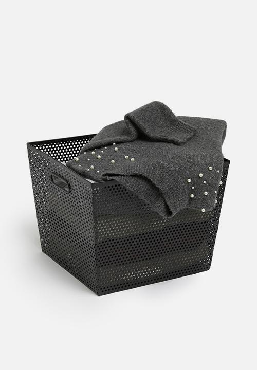 Sixth Floor - Aren storage basket - black 