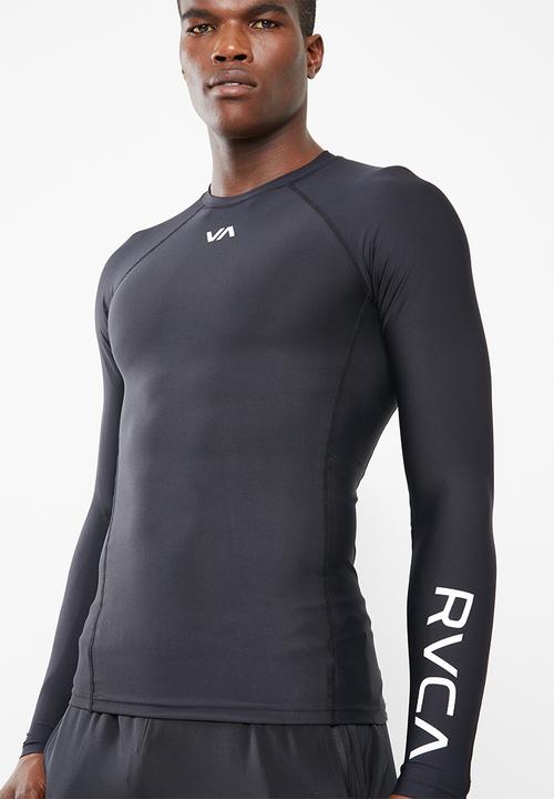 RVCA - Compression long sleeve crew - black 