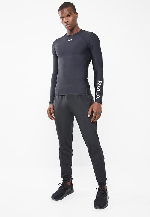 RVCA - Compression long sleeve crew - black 