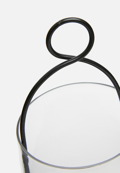 Sixth Floor - Neema lantern - black