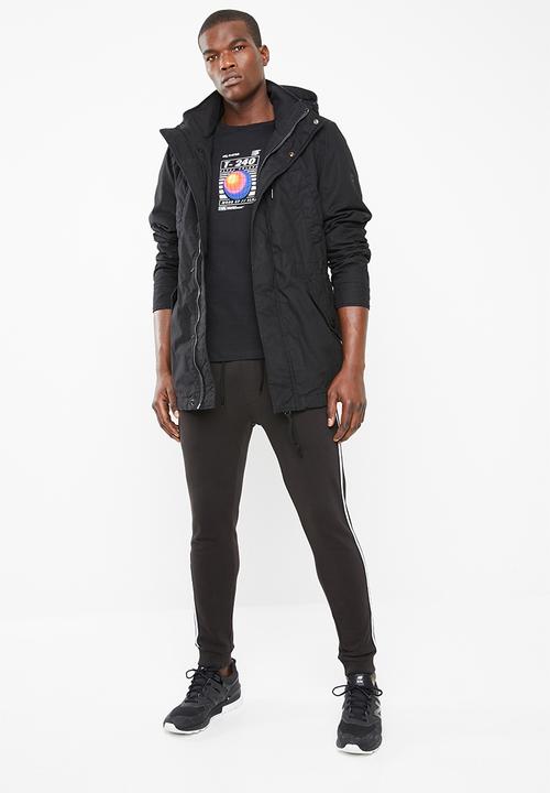 G-STAR - Vodan padded hdd sherpa parka - black