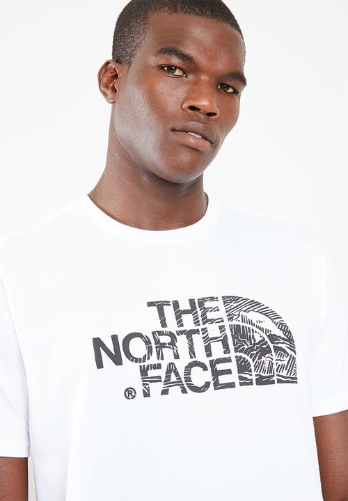 The North Face - Woodcut dome short sleeve tee - white