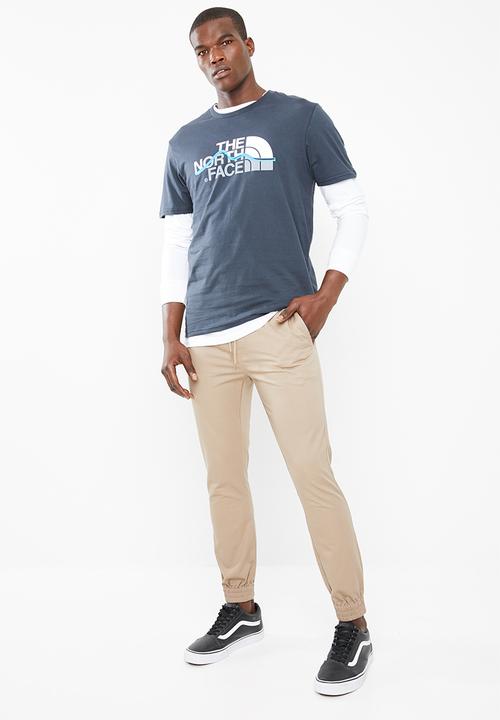 The North Face - Mountain line short sleeve tee - navy