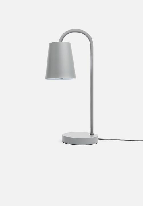 Sixth Floor - Essential table lamp set of 2 - charcoal grey