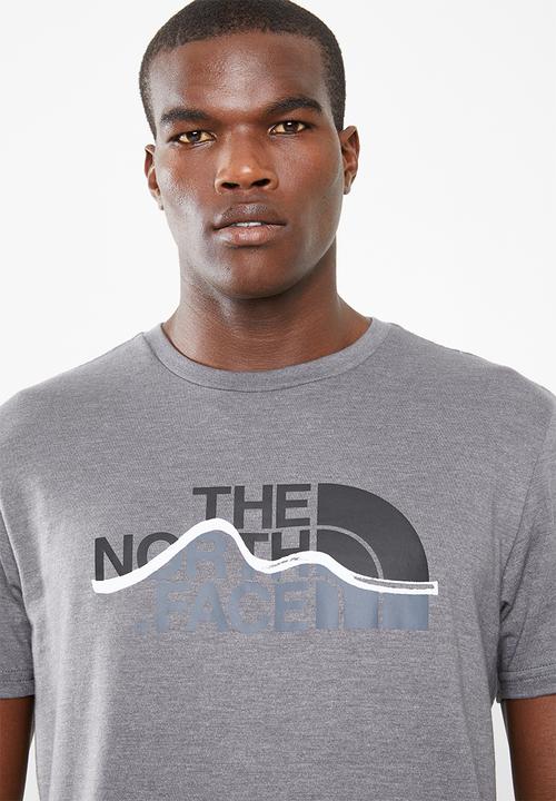 The North Face - Mountain line short sleeve tee - charcoal