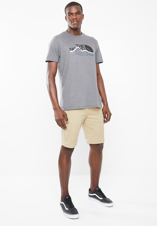 The North Face - Mountain line short sleeve tee - charcoal