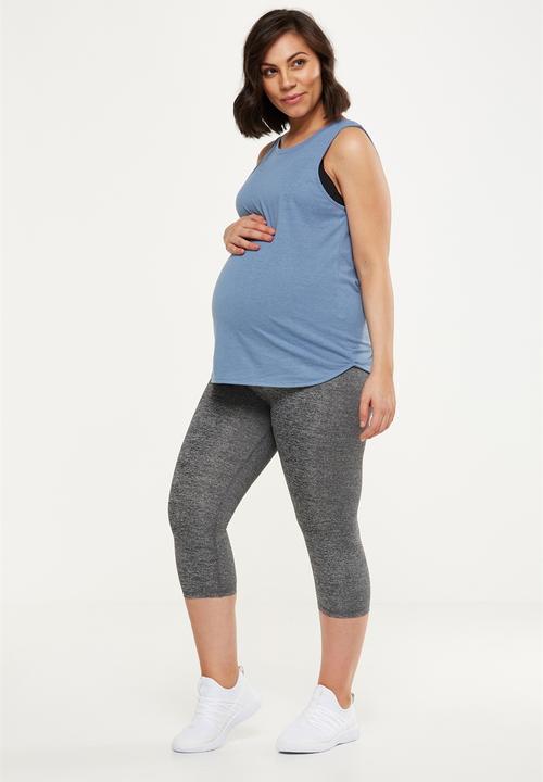 Cotton On - Maternity scooped flow tank top - blue