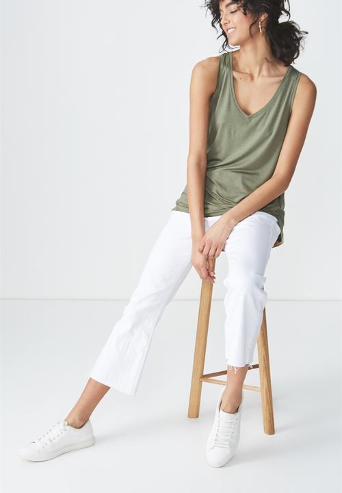 Cotton On - Marissa sleeveless tank top - khaki