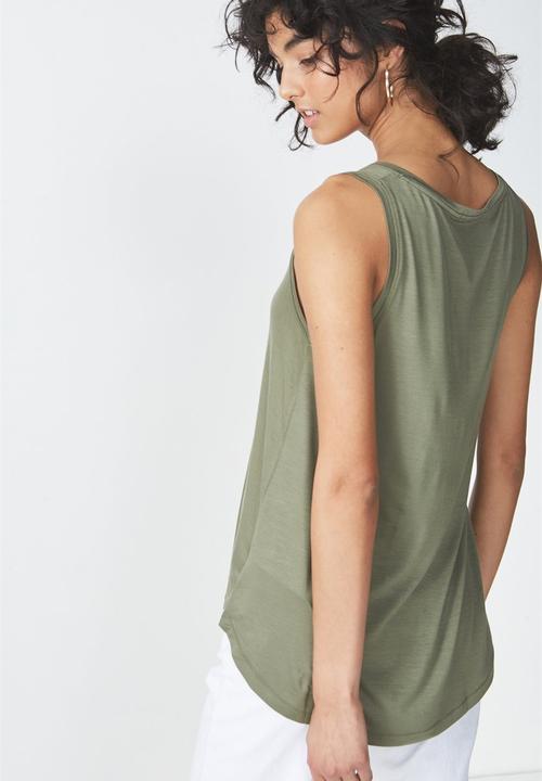 Cotton On - Marissa sleeveless tank top - khaki