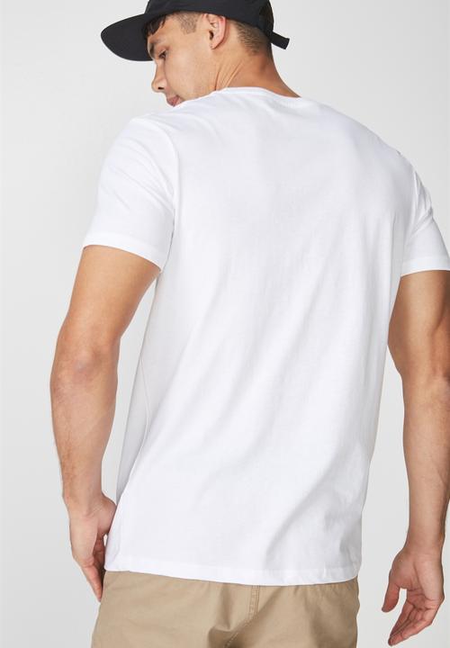 Cotton On - Tbar short sleeve tee - white