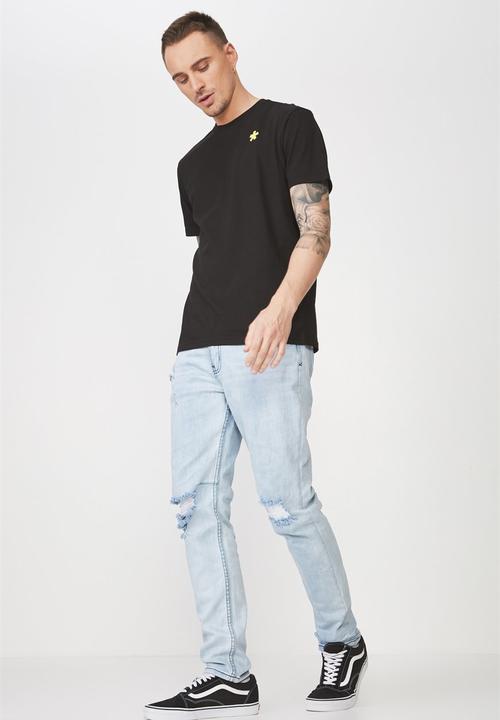 Cotton On - Tbar short sleeve tee - black
