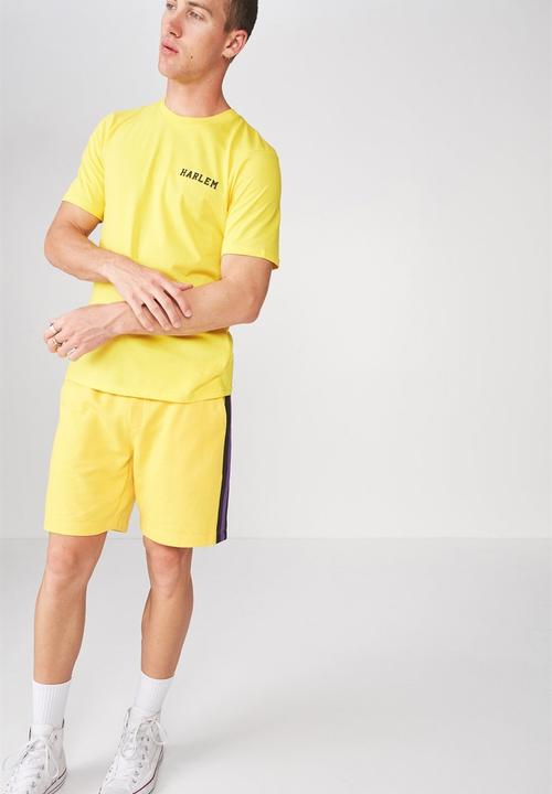 Cotton On - NYC smash t-bar tee  - yellow