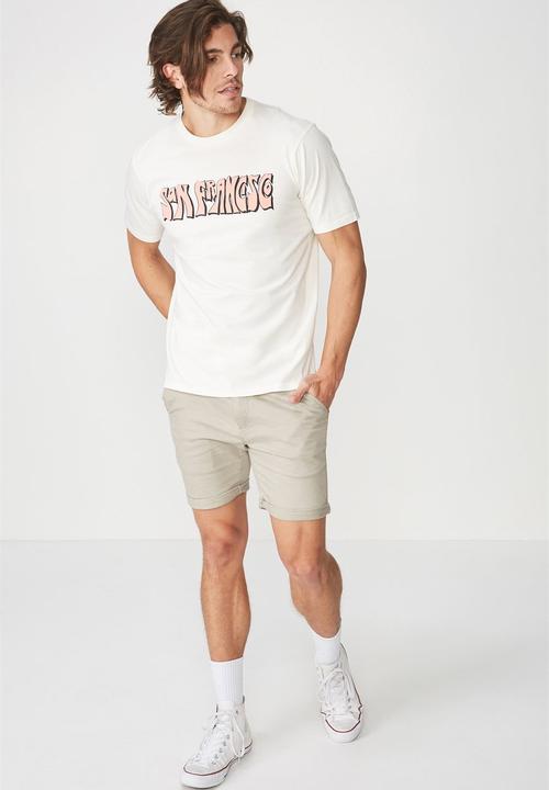 Cotton On - San francisco t-bar tee - white