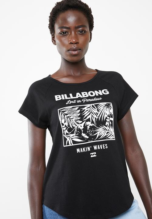 Billabong  - Rumble raglan tee - black