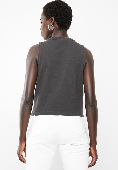 Billabong  - Be free muscle tee - charcoal