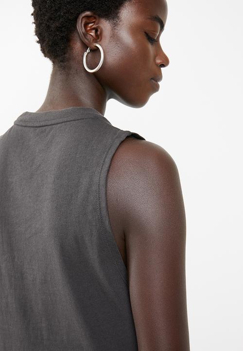 Billabong  - Be free muscle tee - charcoal