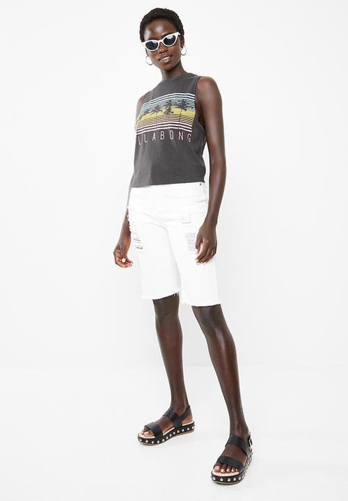 Billabong  - Be free muscle tee - charcoal