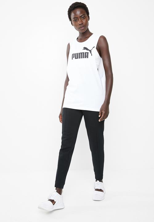 PUMA - Cut off boyfriend tank - black & white