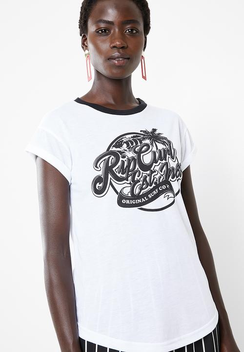 Rip Curl - Surf original tee - white & black 