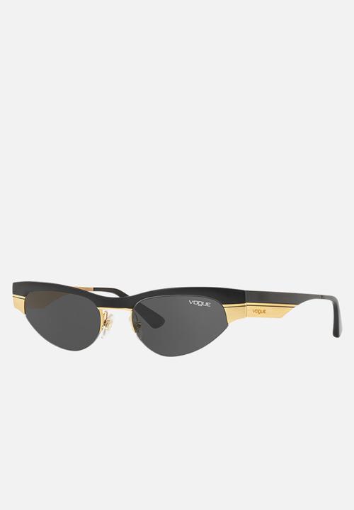 Vogue Eyewear - Gigi Hadid-VO4105S sunglasses - matte black/brushed gold