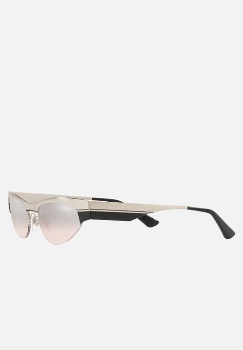 Vogue Eyewear - Gigi Hadid-VO4105S sunglasses - brushed silver/black