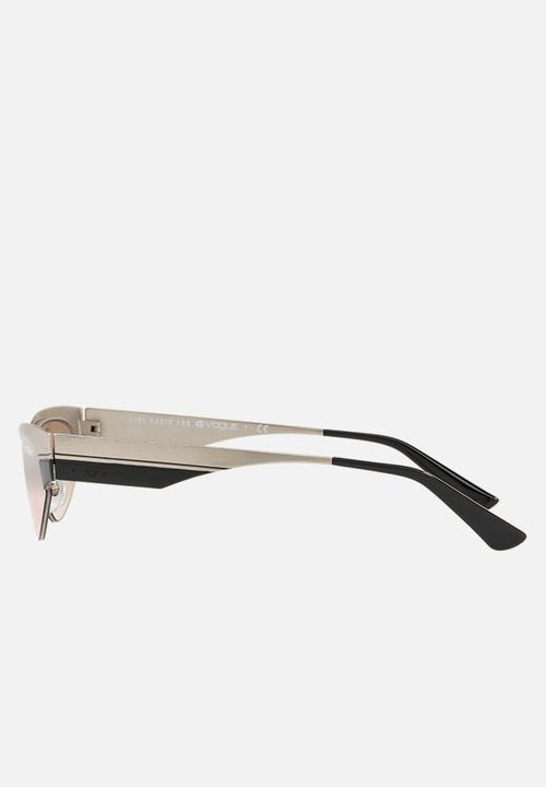 Vogue Eyewear - Gigi Hadid-VO4105S sunglasses - brushed silver/black