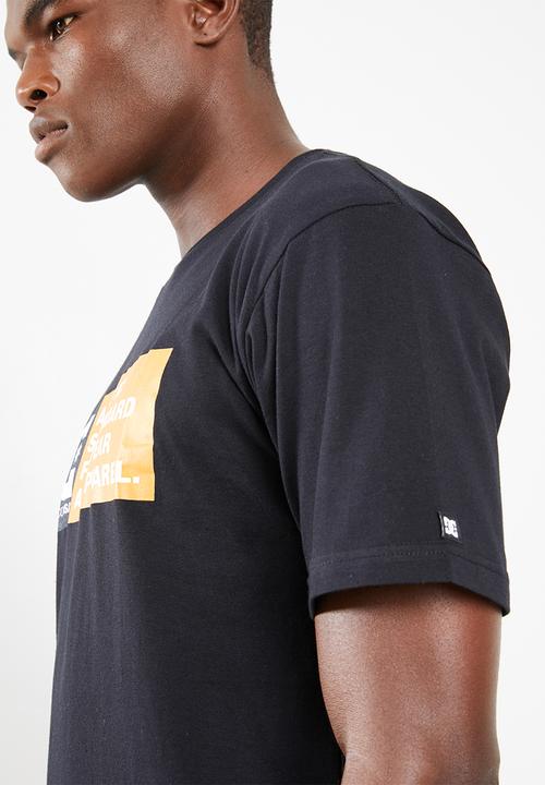 DC - Vertical zone cotton tee - black