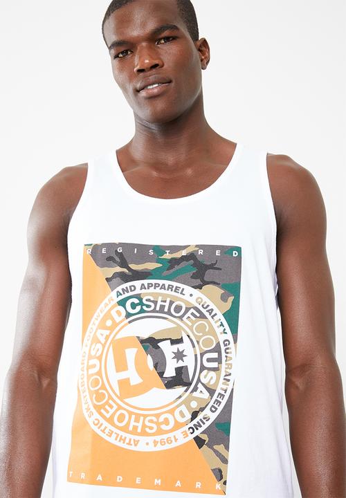 DC - Warfare cotton tank - white