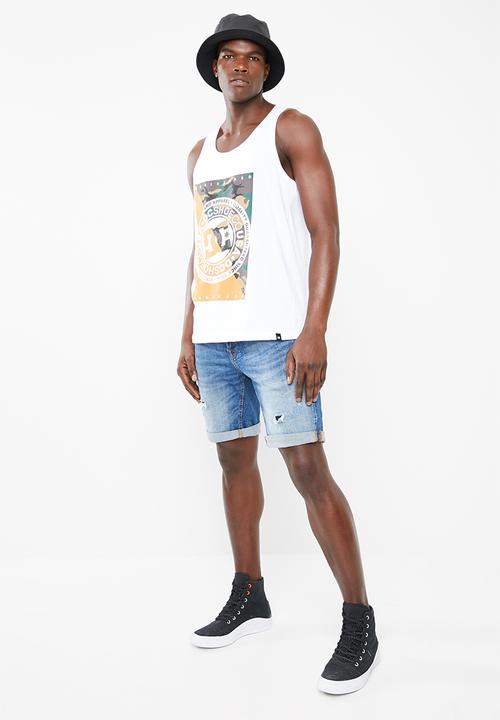 DC - Warfare cotton tank - white