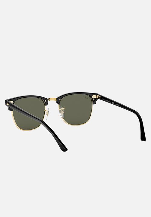 Ray-Ban - Clubmaster sunglasses - black/crystal green polarised