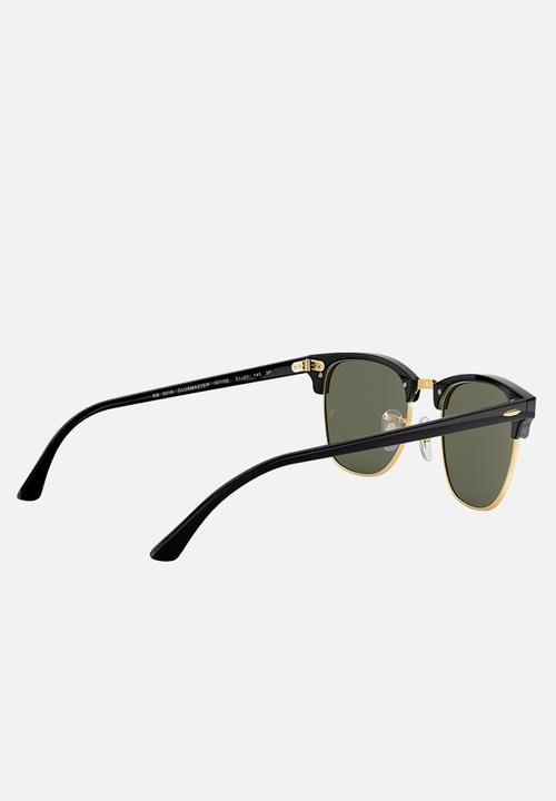 Ray-Ban - Clubmaster sunglasses - black/crystal green polarised