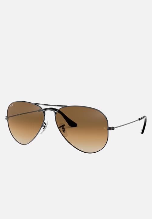 Ray-Ban - Aviator sunglasses 58mm - gunmetal & crystal gradient brown