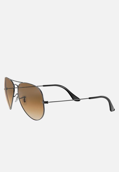 Ray-Ban - Aviator sunglasses 58mm - gunmetal & crystal gradient brown