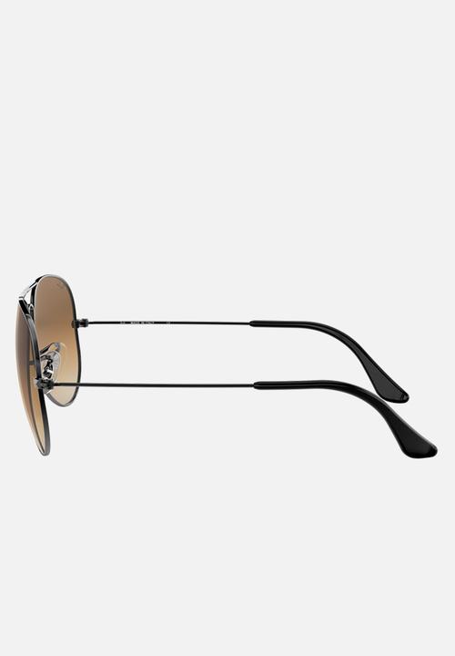 Ray-Ban - Aviator sunglasses 58mm - gunmetal & crystal gradient brown