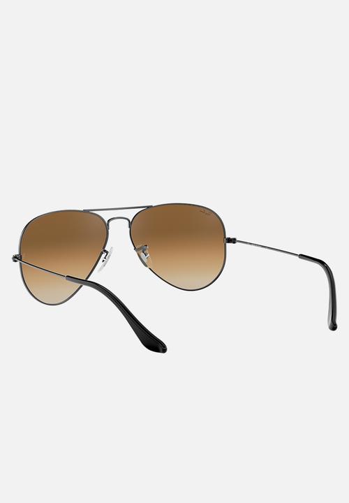 Ray-Ban - Aviator sunglasses 58mm - gunmetal & crystal gradient brown