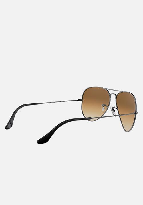 Ray-Ban - Aviator sunglasses 58mm - gunmetal & crystal gradient brown