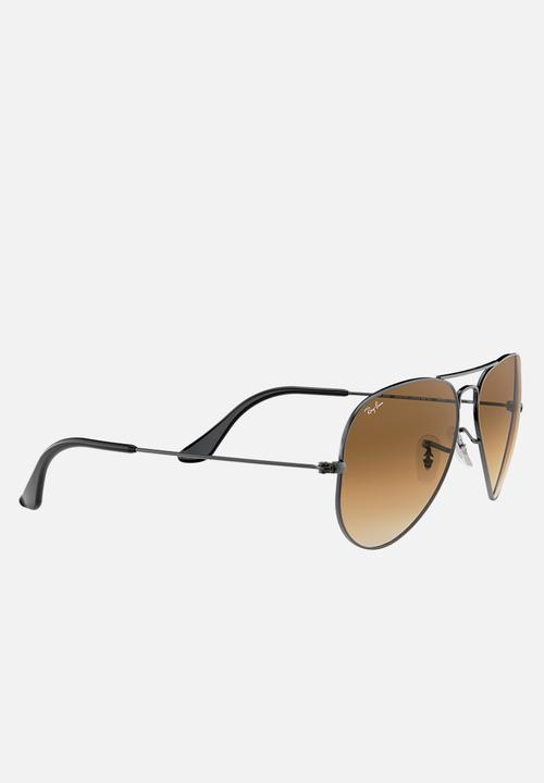 Ray-Ban - Aviator sunglasses 58mm - gunmetal & crystal gradient brown